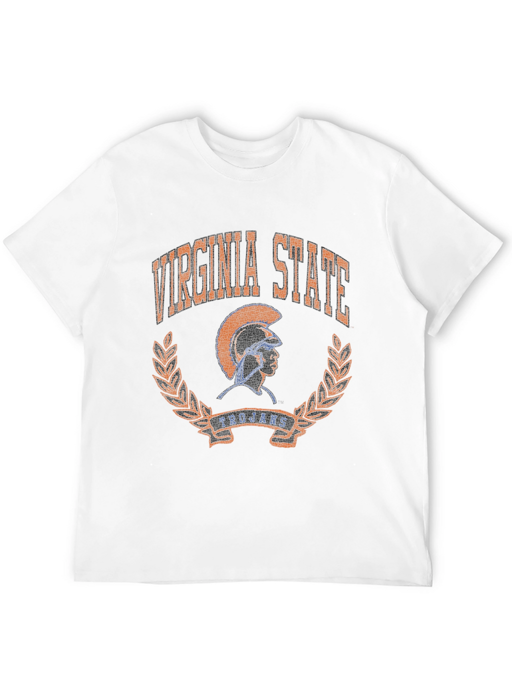 Virginia State Trojans Black Graphic T-Shirt