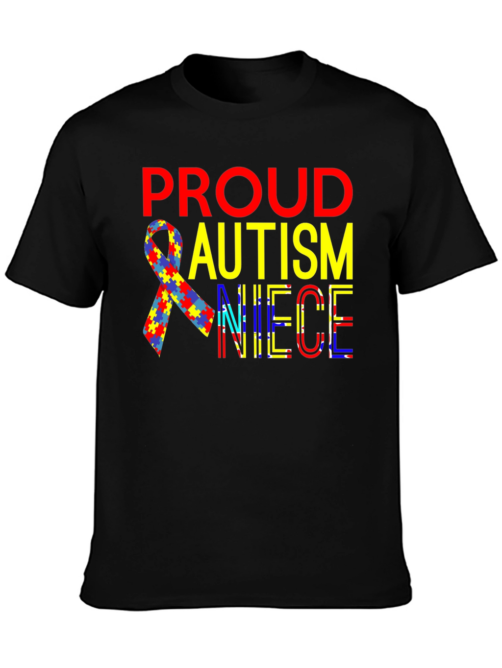 Proud Autism Niece T-Shirt Awareness
