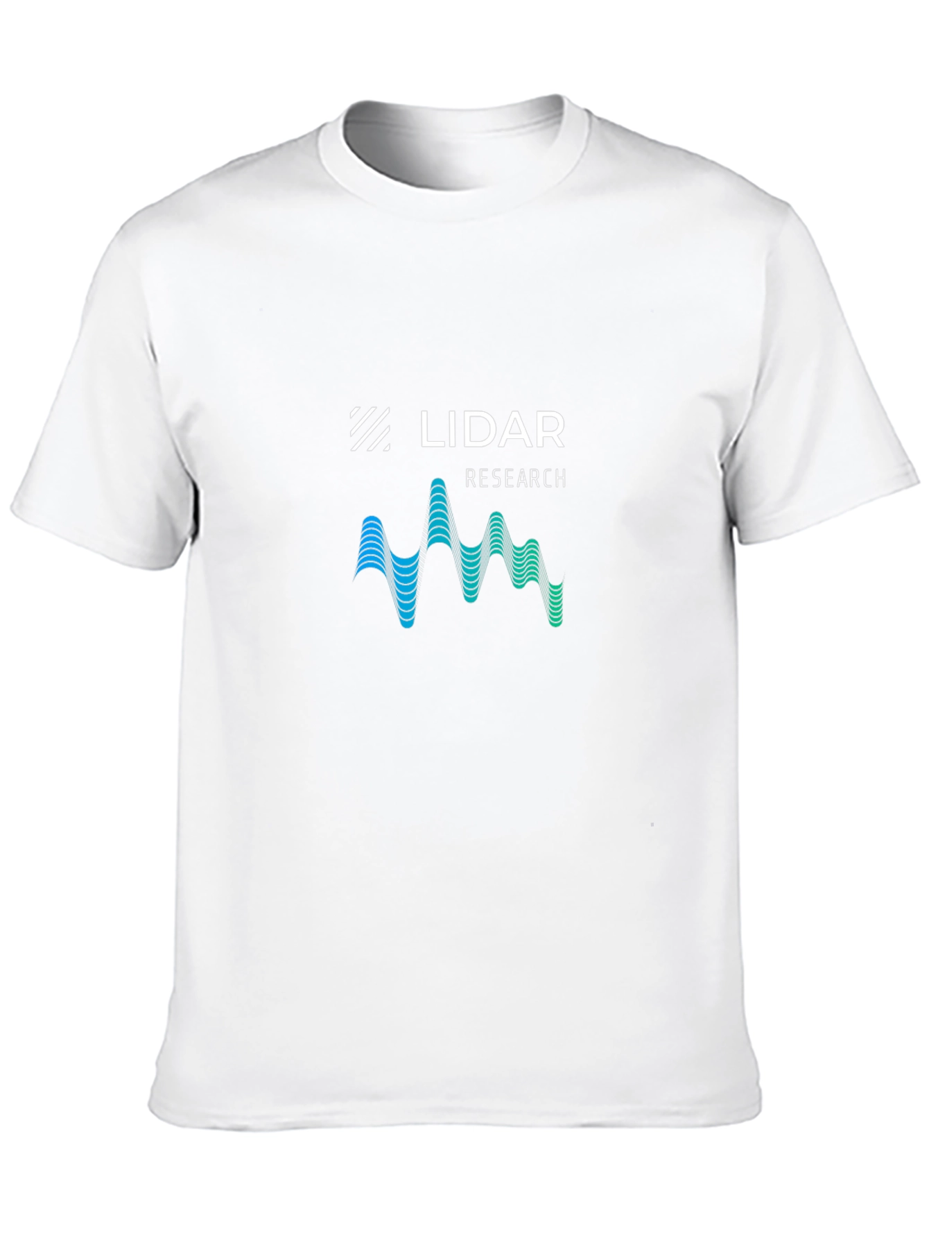 Lidar Research Black T-Shirt Science Graphic Tee