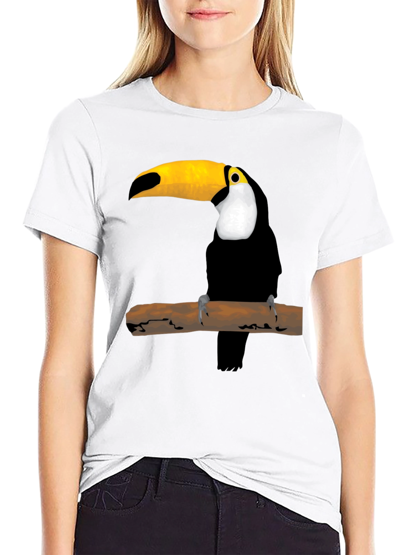 Toucan Graphic Tee - Mens Black T-Shirt
