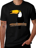 Toucan Graphic Tee - Mens Black T-Shirt