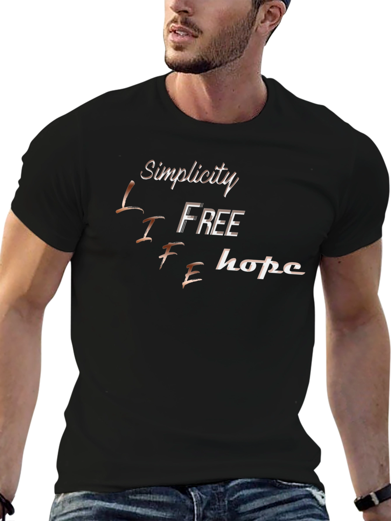 Simplicity Life Free Hope Graphic T-Shirt