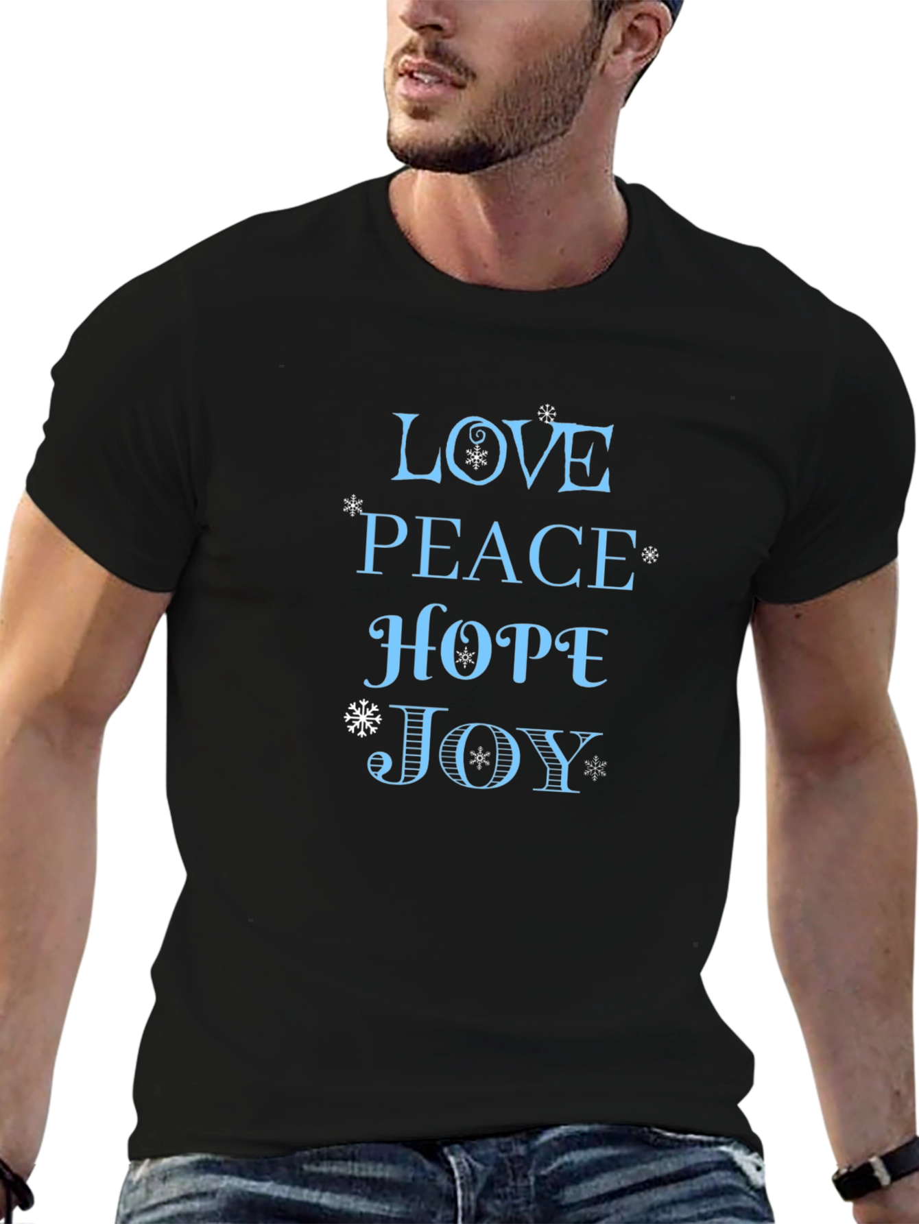 Love Peace Hope Joy Holiday T-Shirt