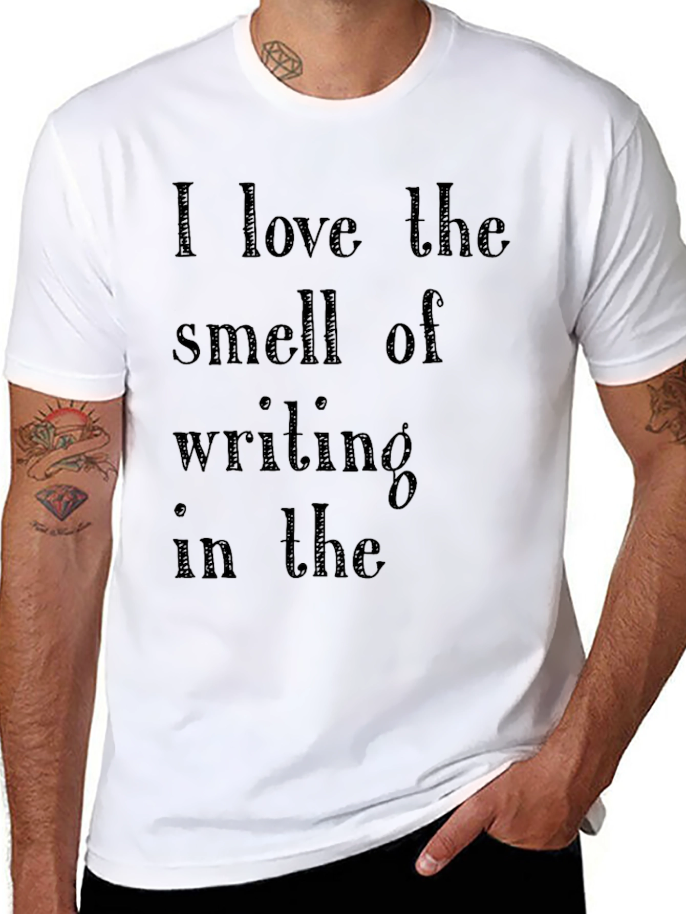 I Love the Smell of Writing T-Shirt