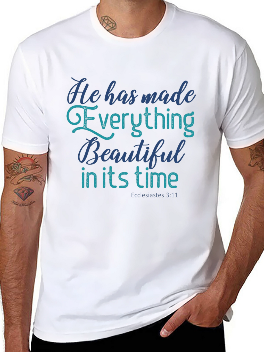 Inspirational Christian T-Shirt: Ecclesiastes 3:11