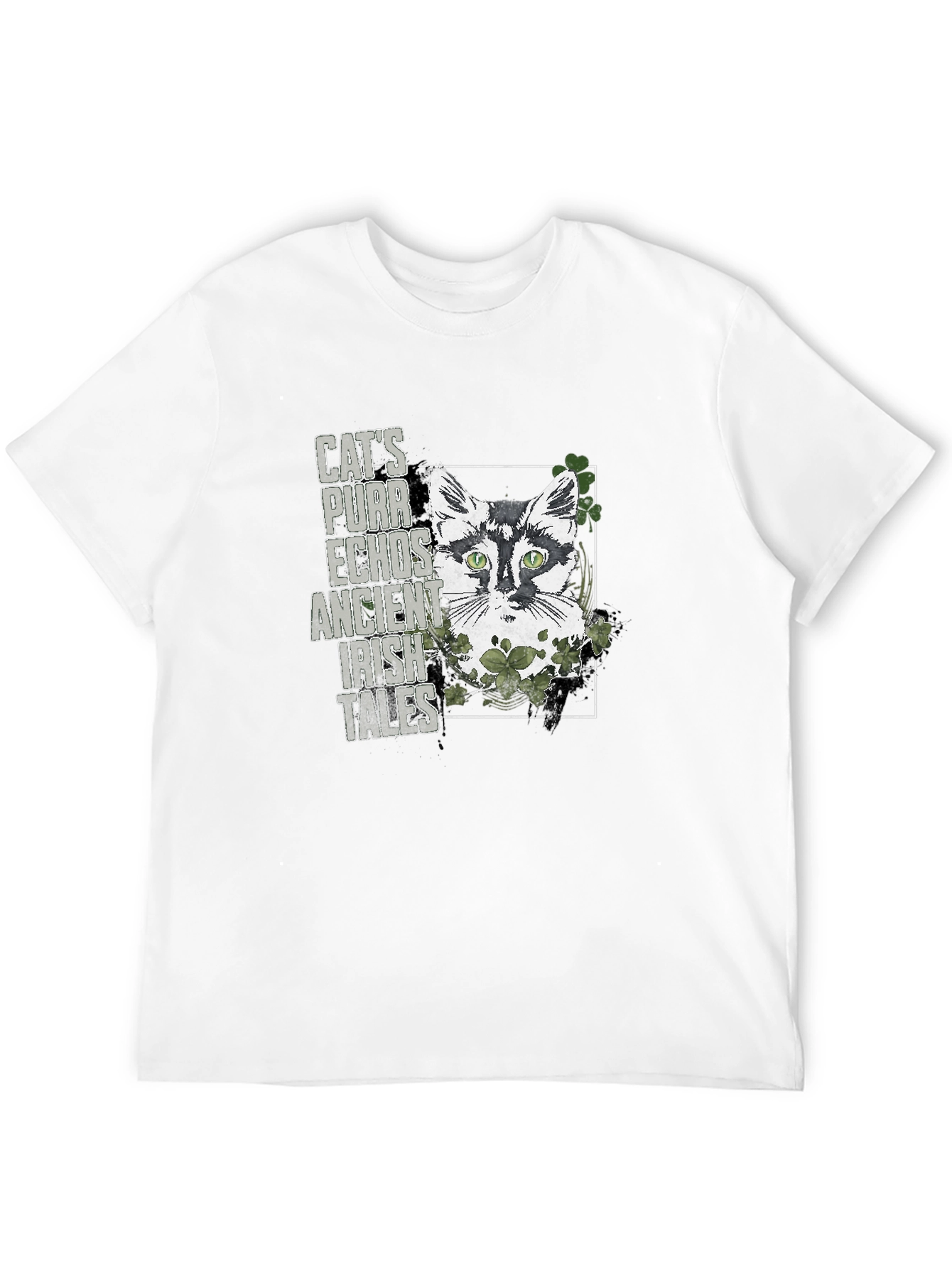 Irish Cat T-Shirt - St. Patricks Day Tee