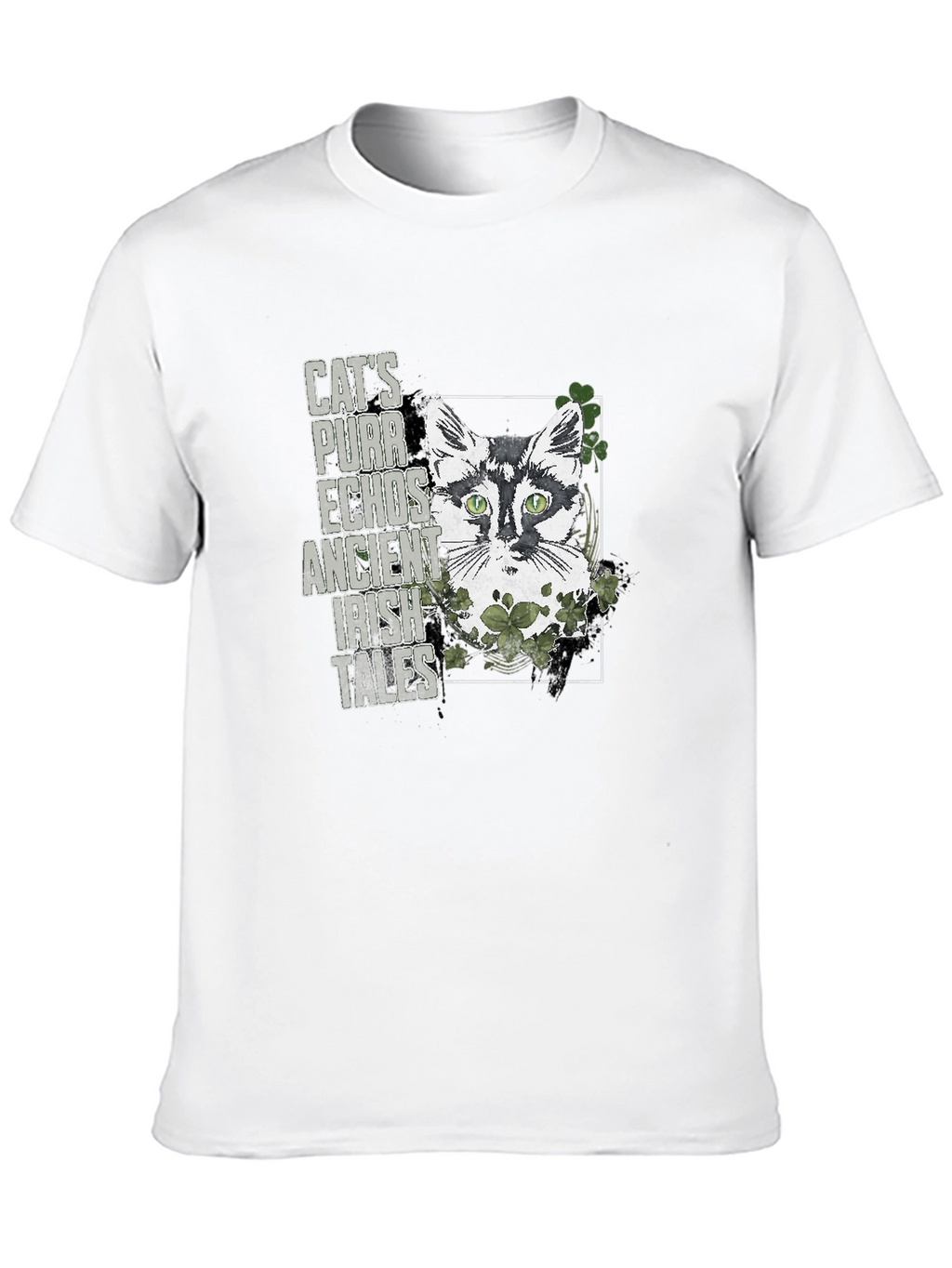 Irish Cat T-Shirt - St. Patricks Day Tee