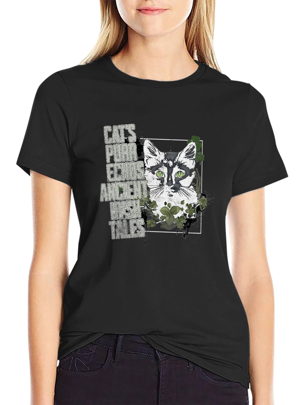 Irish Cat T-Shirt - St. Patricks Day Tee