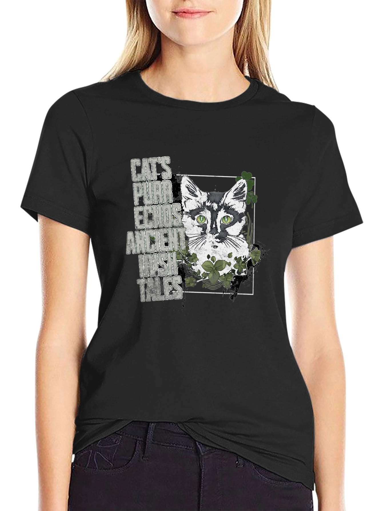 Irish Cat T-Shirt - St. Patricks Day Tee