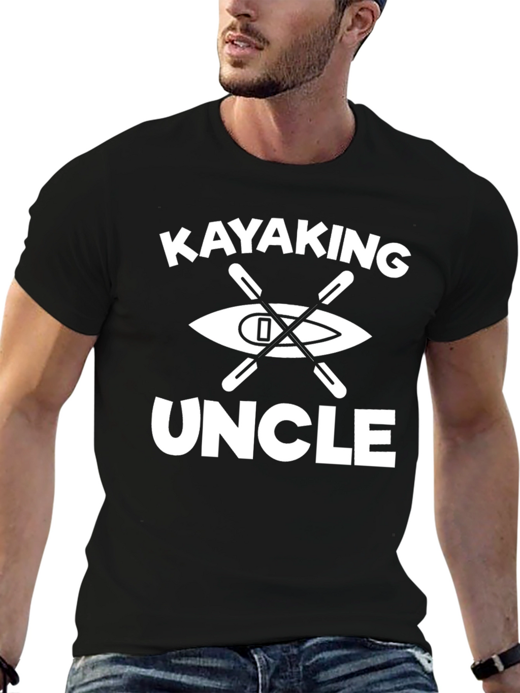 Kayaking Uncle T-Shirt - Paddling Gift