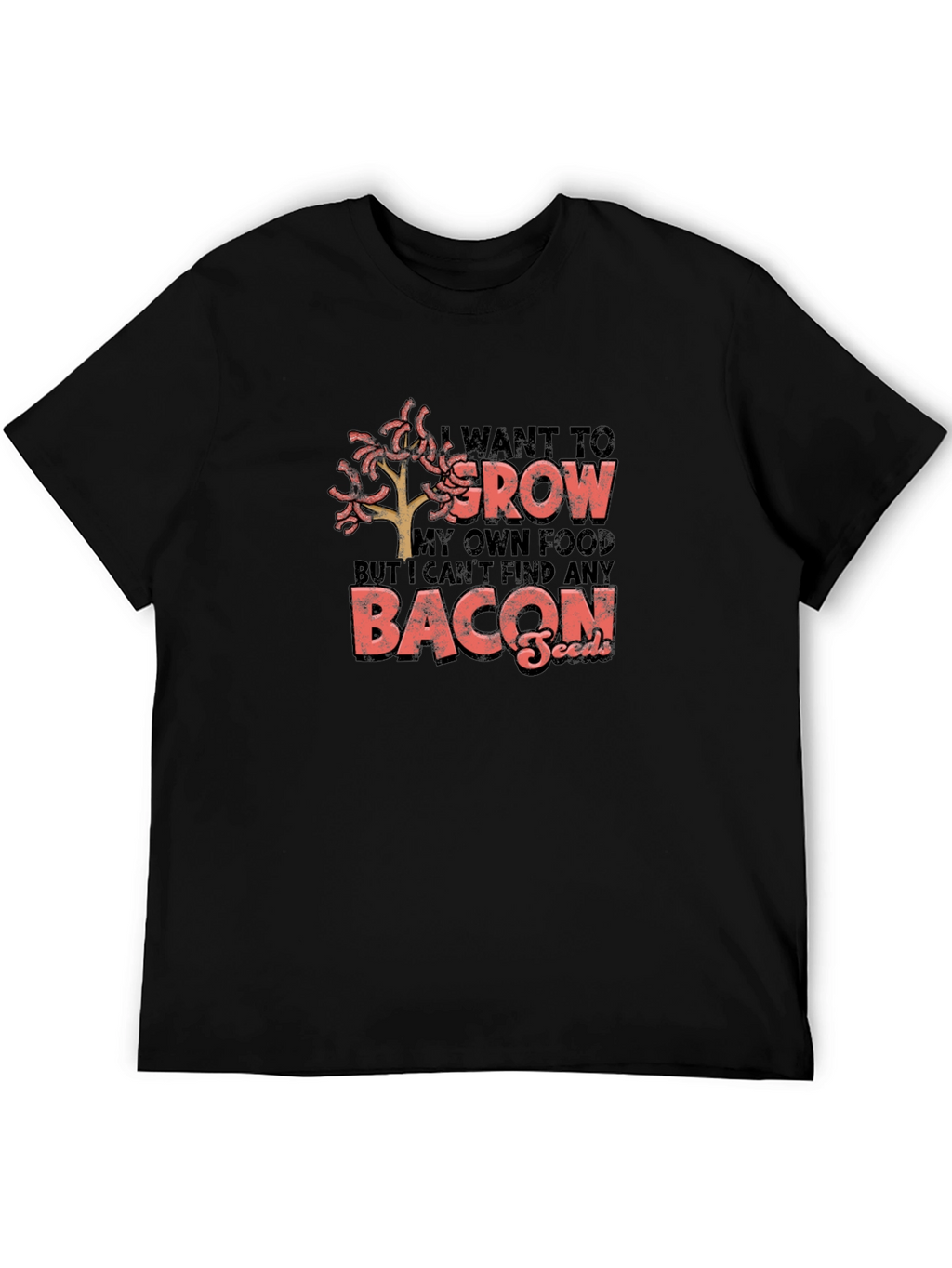 Funny Bacon Seeds Graphic Tee