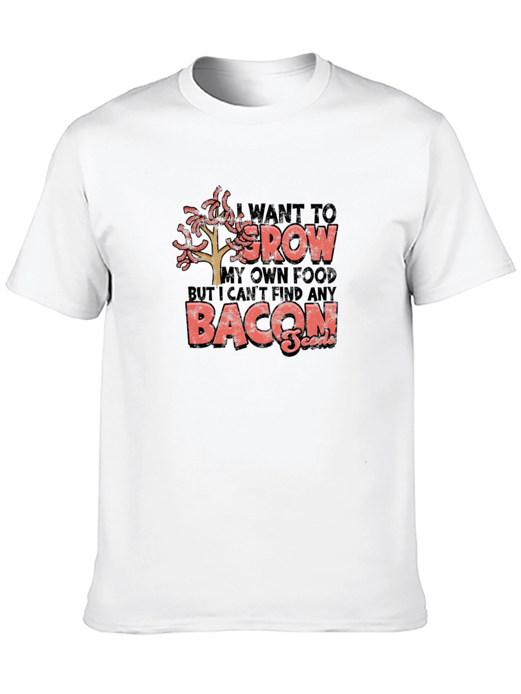 Funny Bacon Seeds Graphic Tee