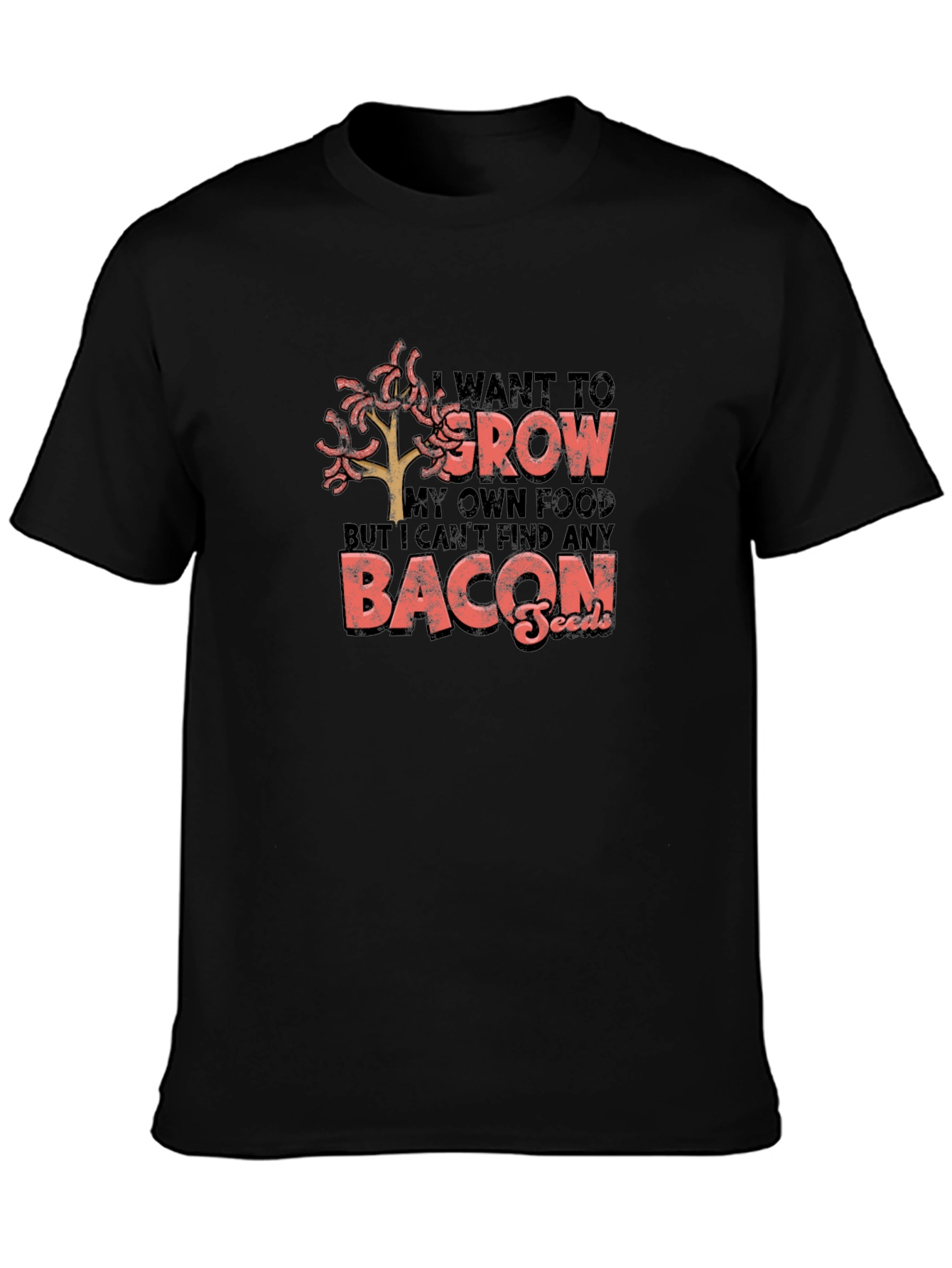 Funny Bacon Seeds Graphic Tee