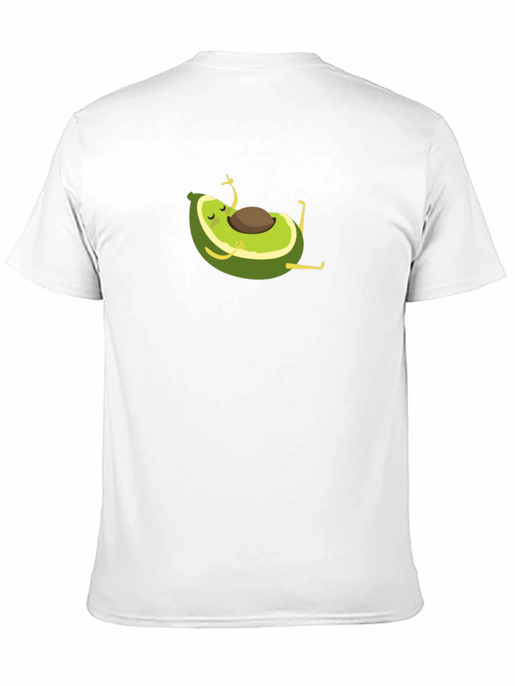 Yoga Avocado Black T-Shirt - Meditating Fruit Fun!