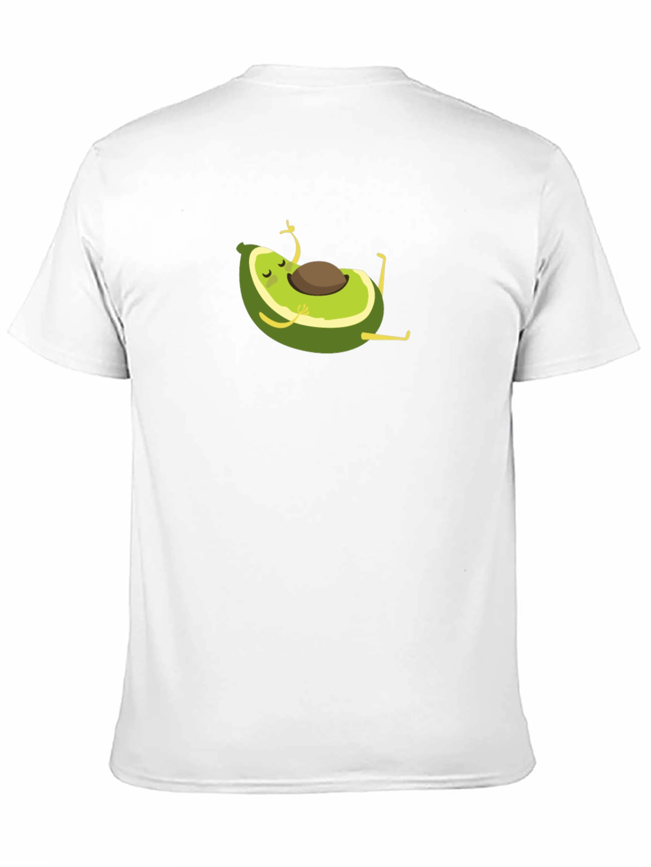 Yoga Avocado Black T-Shirt - Meditating Fruit Fun!