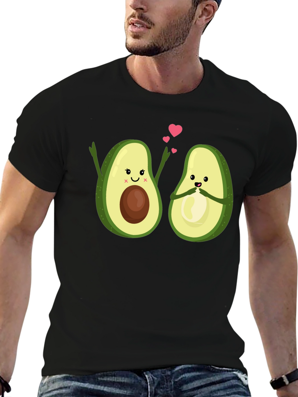 Avocado Love T-Shirt - Cute Graphic Tee