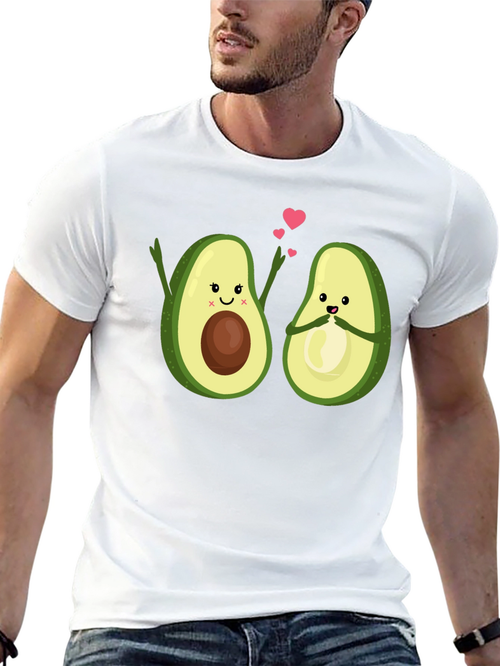 Avocado Love T-Shirt - Cute Graphic Tee
