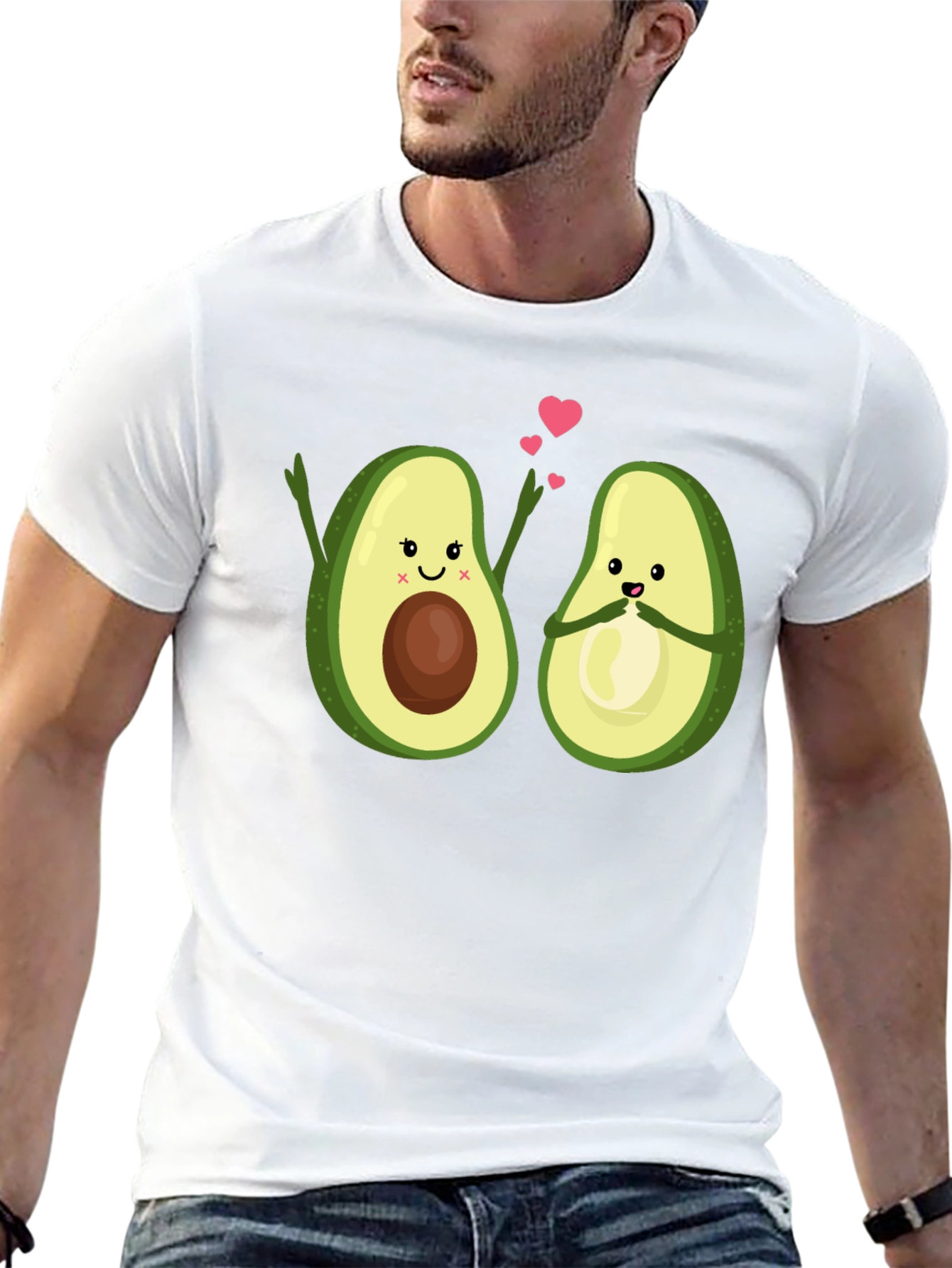 Avocado Love T-Shirt - Cute Graphic Tee