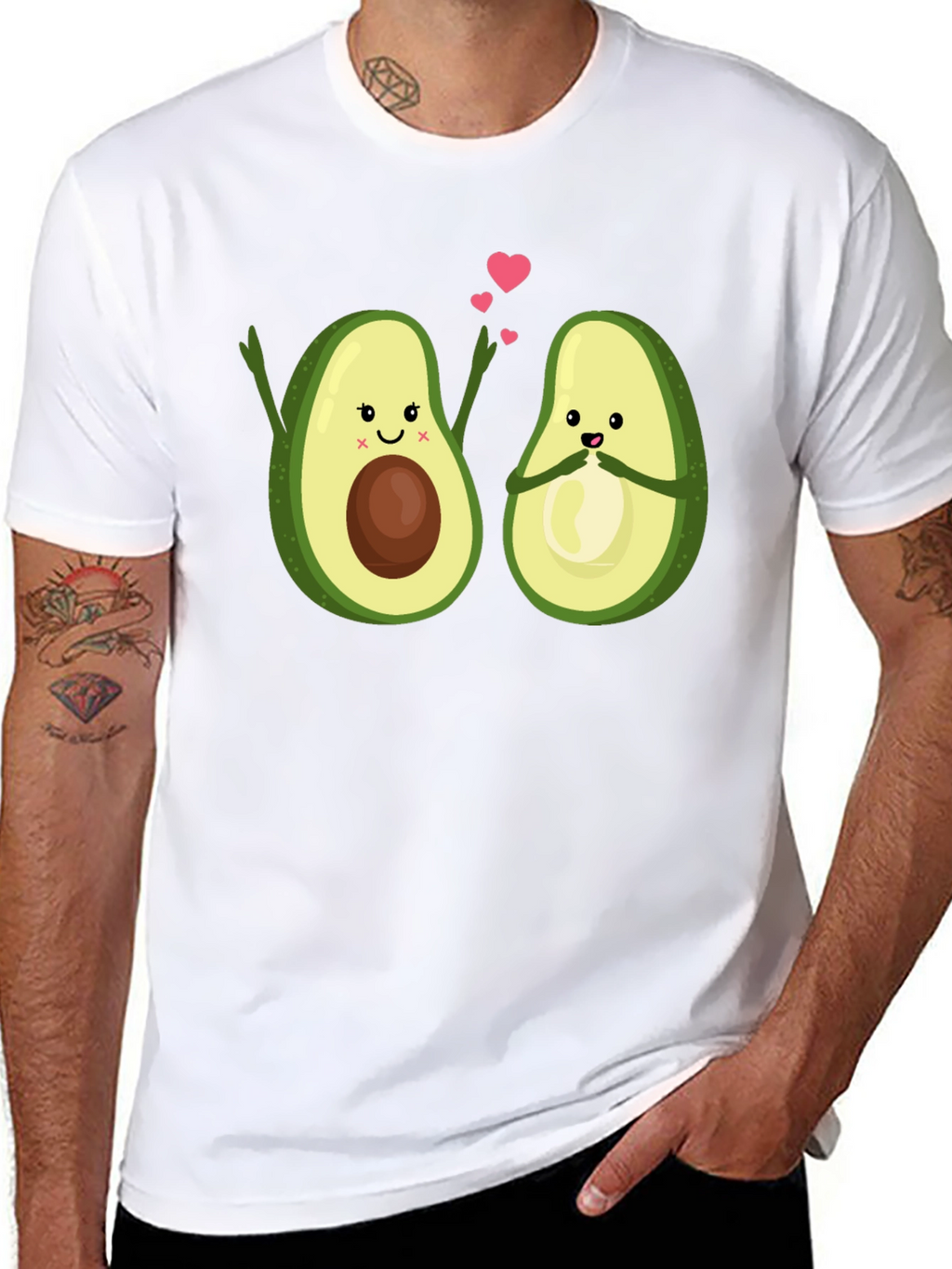 Avocado Love T-Shirt - Cute Graphic Tee
