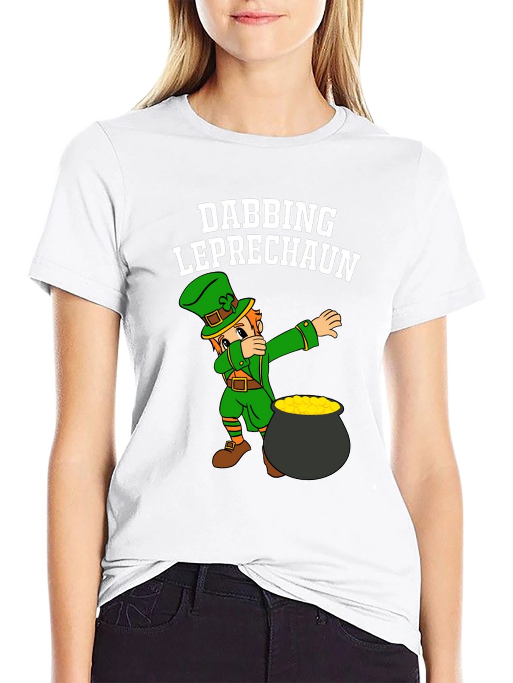 Dabbing Leprechaun St. Patricks Day T-Shirt