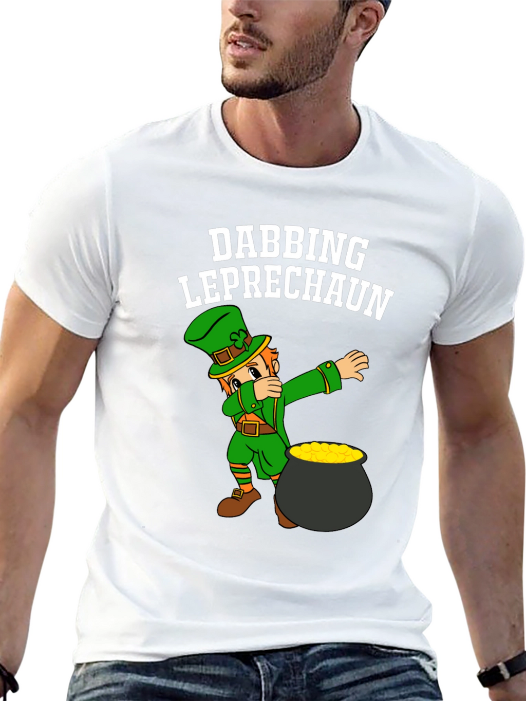 Dabbing Leprechaun St. Patricks Day T-Shirt