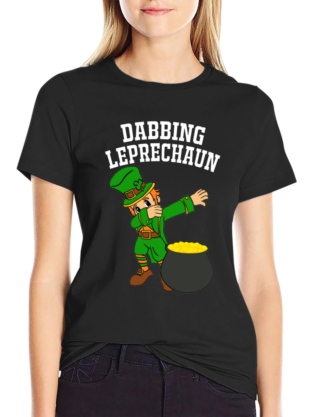 Dabbing Leprechaun St. Patricks Day T-Shirt