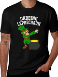 Dabbing Leprechaun St. Patricks Day T-Shirt