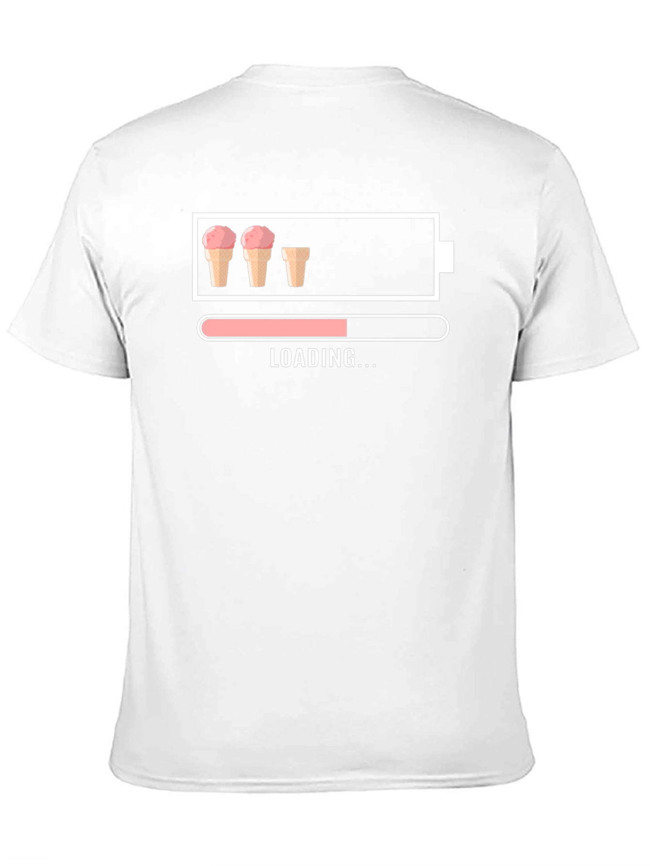 Ice Cream Loading T-Shirt Funny Dessert Lover Tee