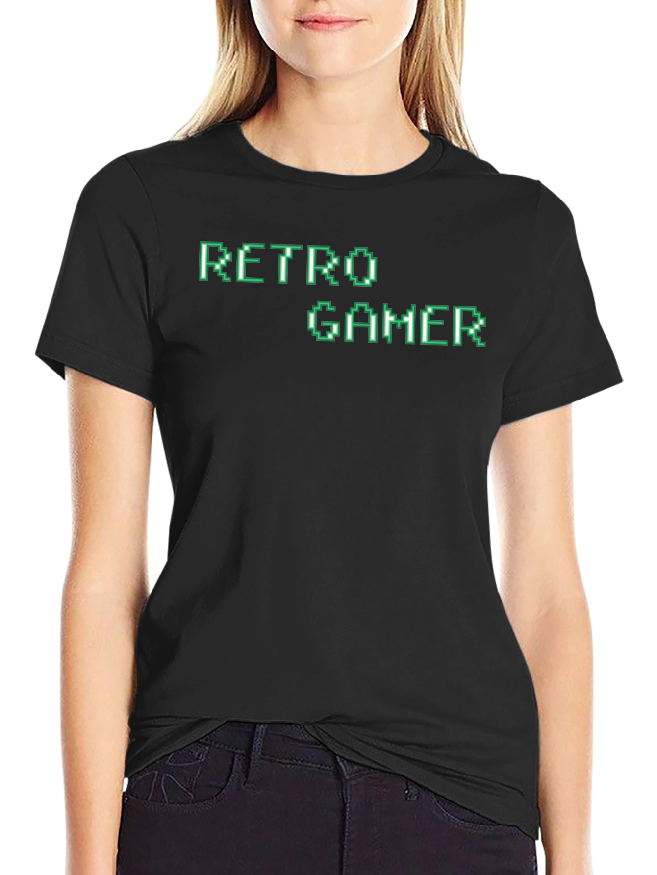 Retro Gamer T-Shirt - Pixelated Style