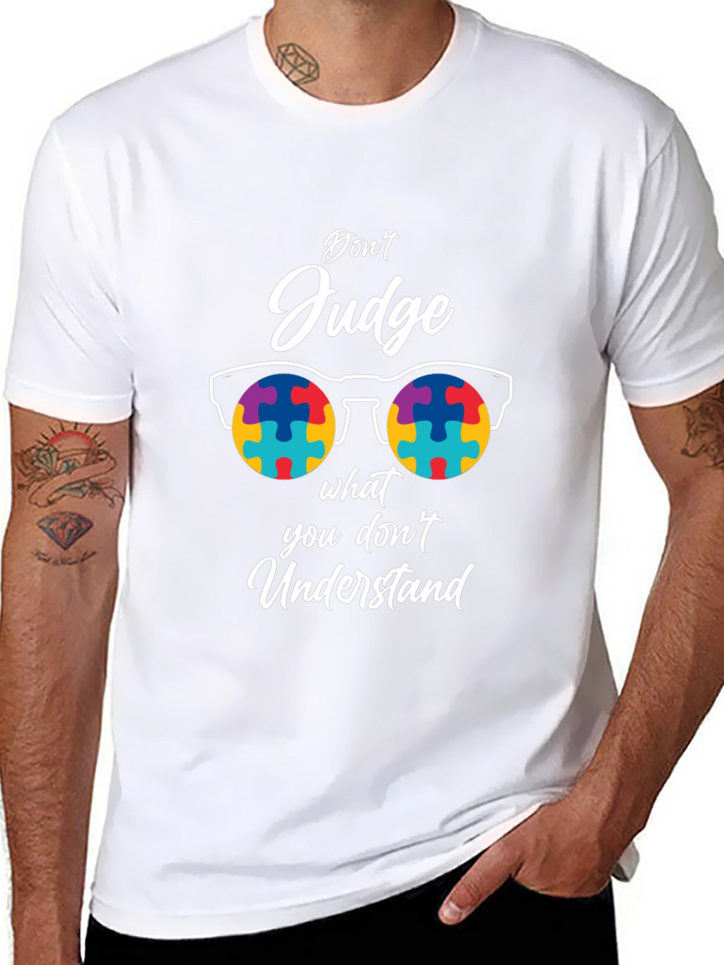 Dont Judge Autism Awareness T-Shirt