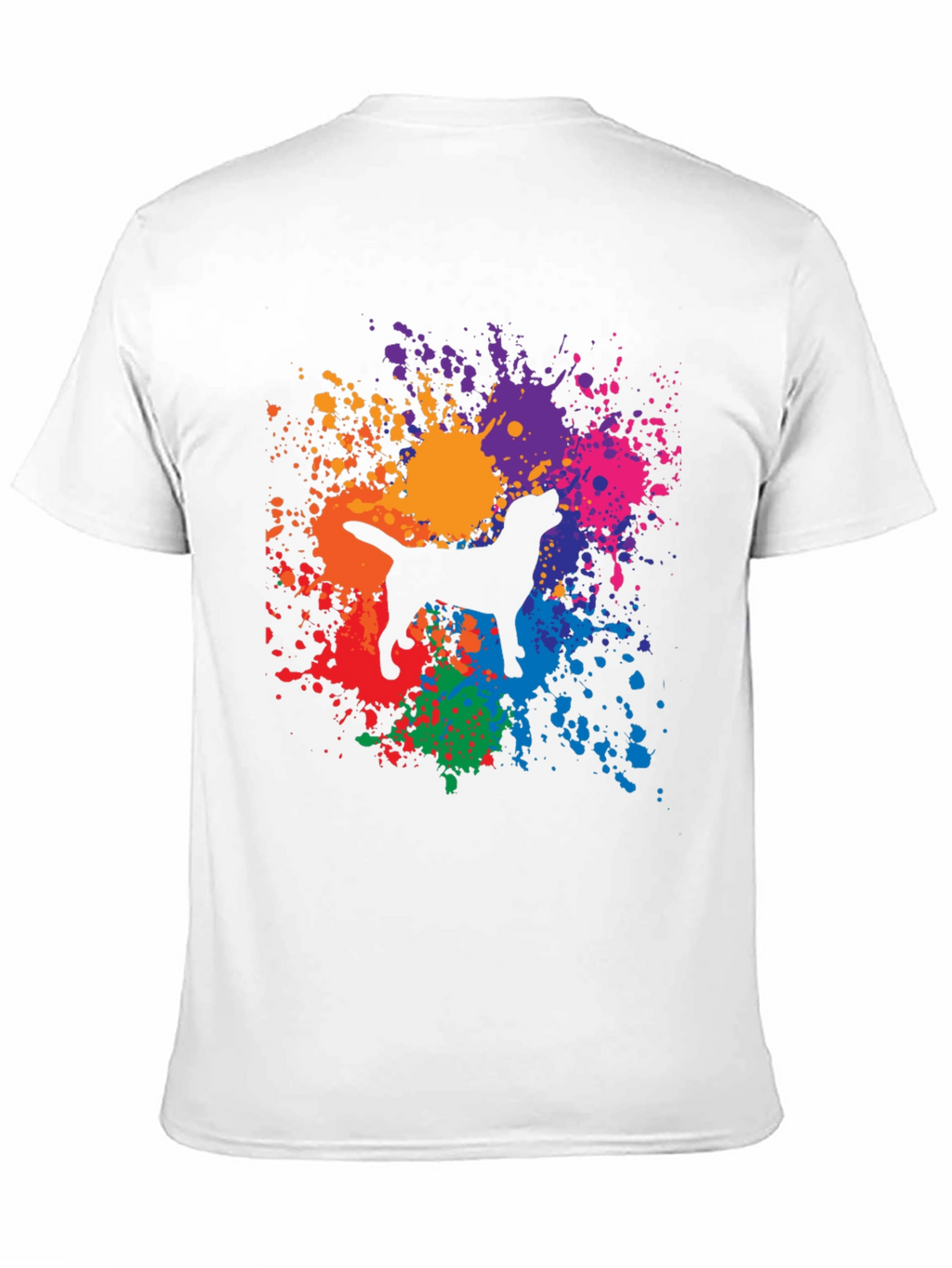 Dog Silhouette Splash Tee