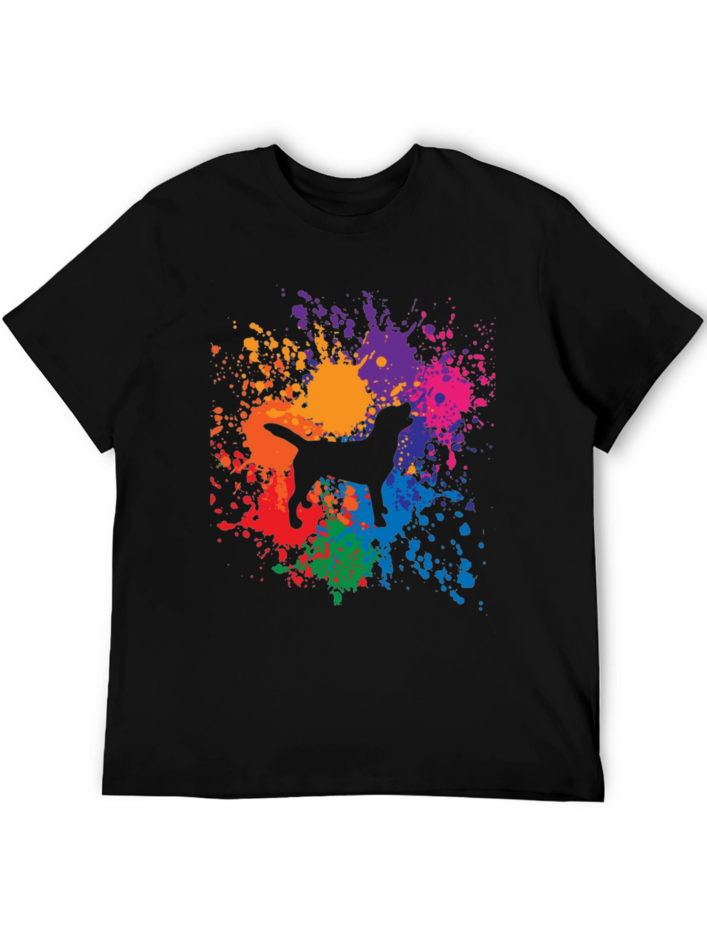 Dog Silhouette Splash Tee