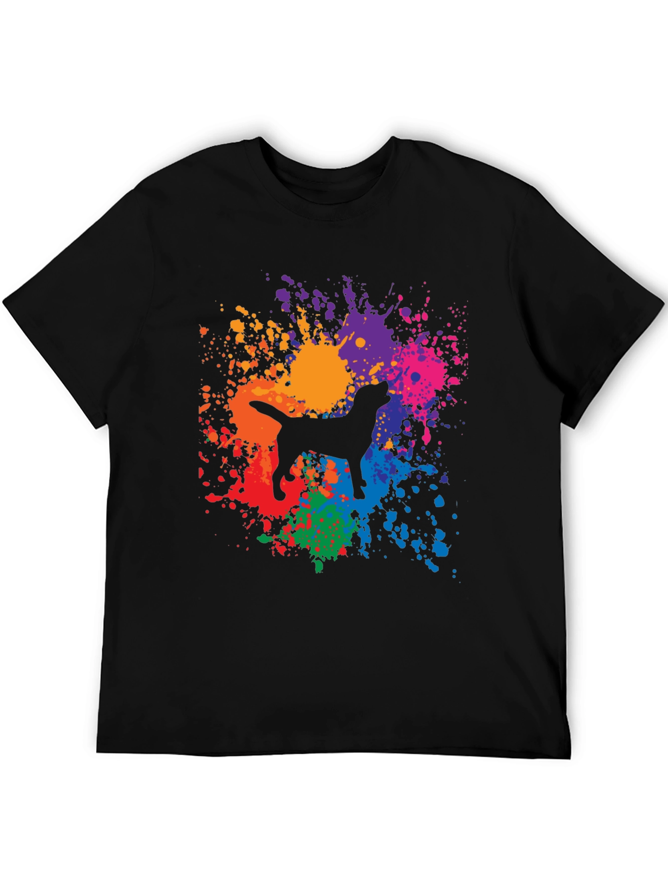 Dog Silhouette Splash Tee