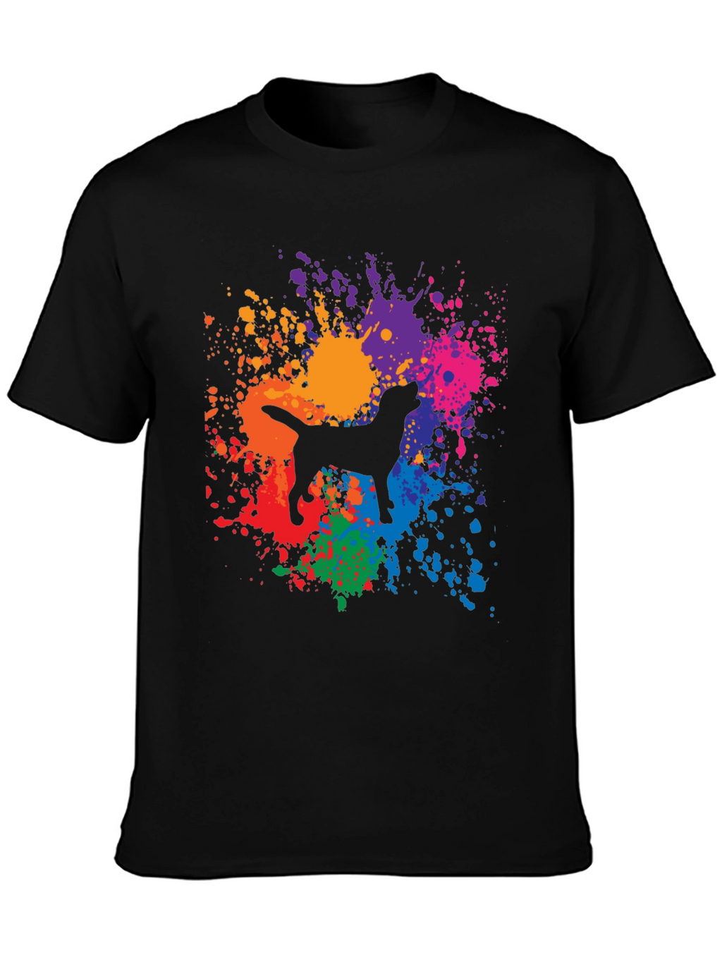 Dog Silhouette Splash Tee