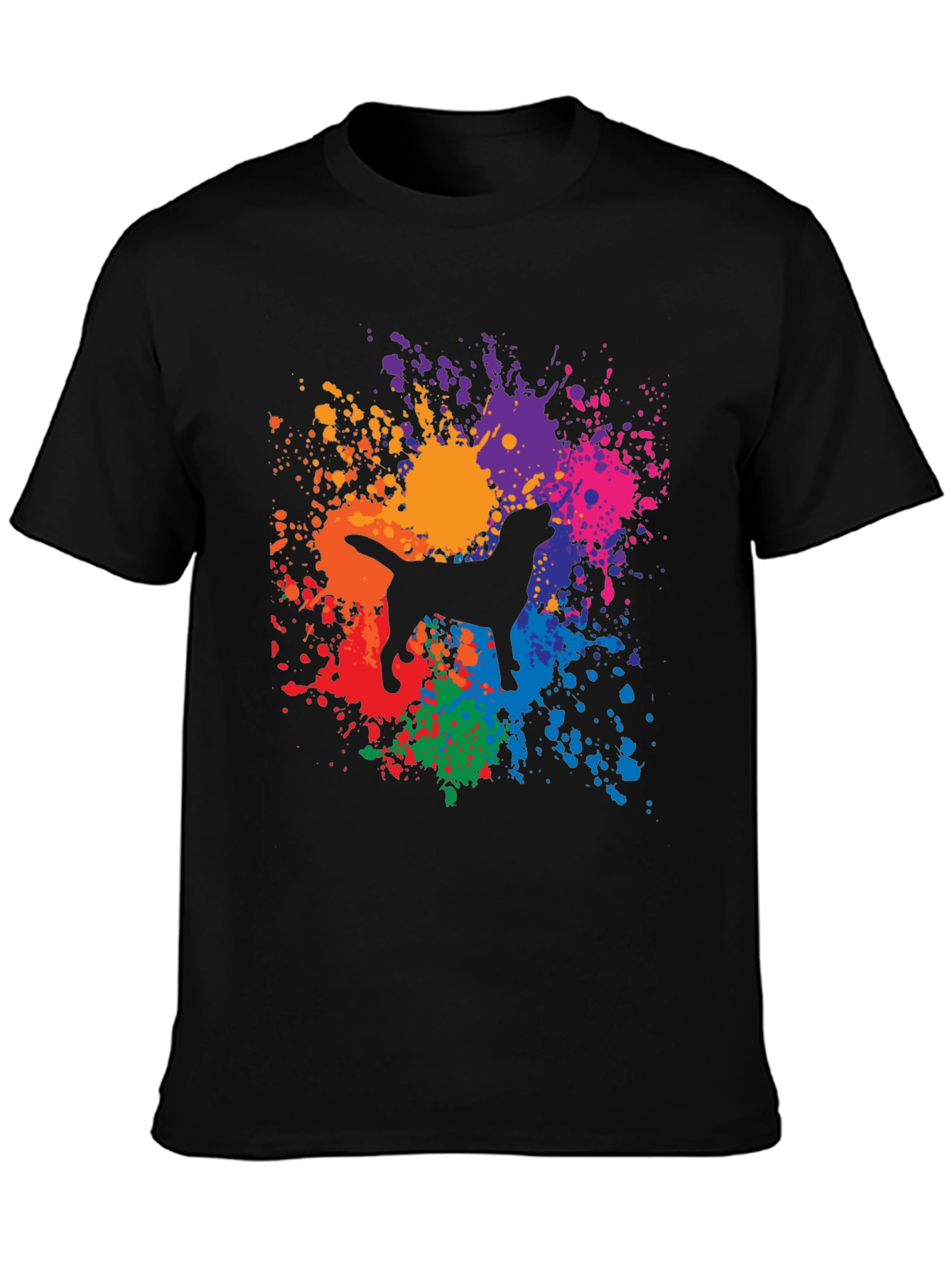 Dog Silhouette Splash Tee