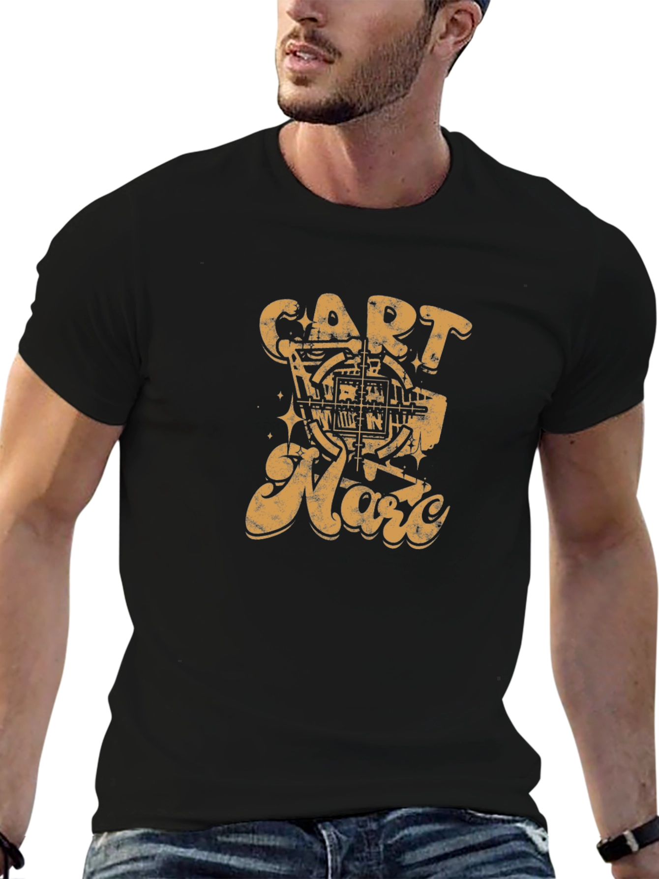 Cart Narc Black Graphic Tee