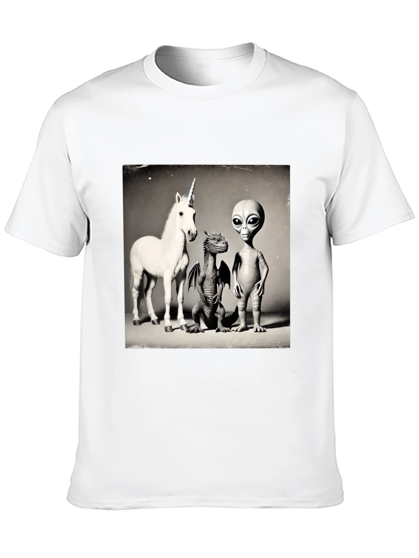 Unicorn Dragon Alien T-Shirt