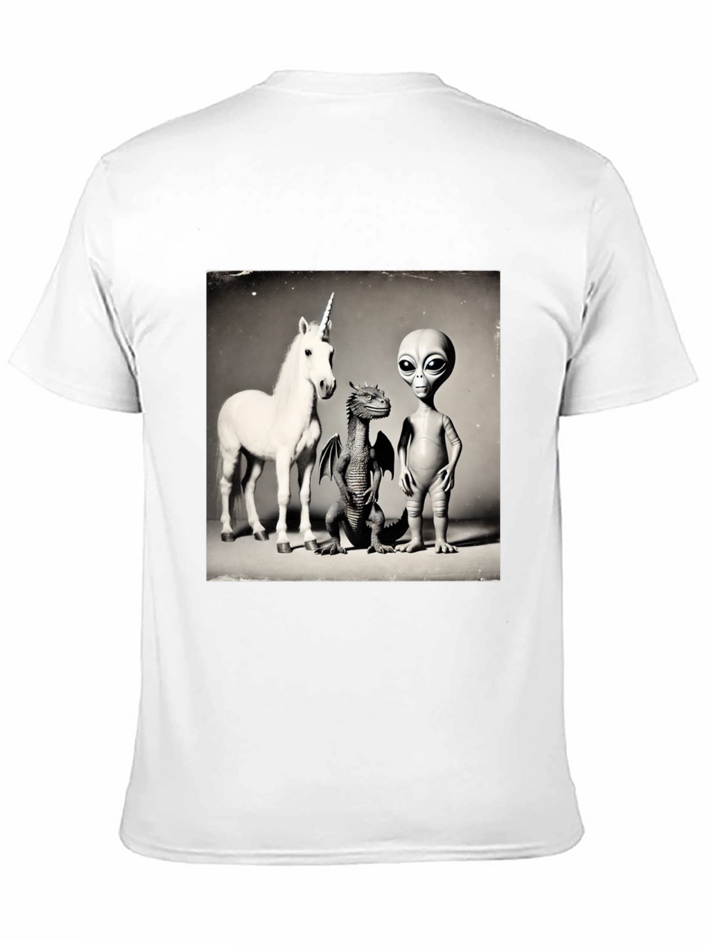Unicorn Dragon Alien T-Shirt
