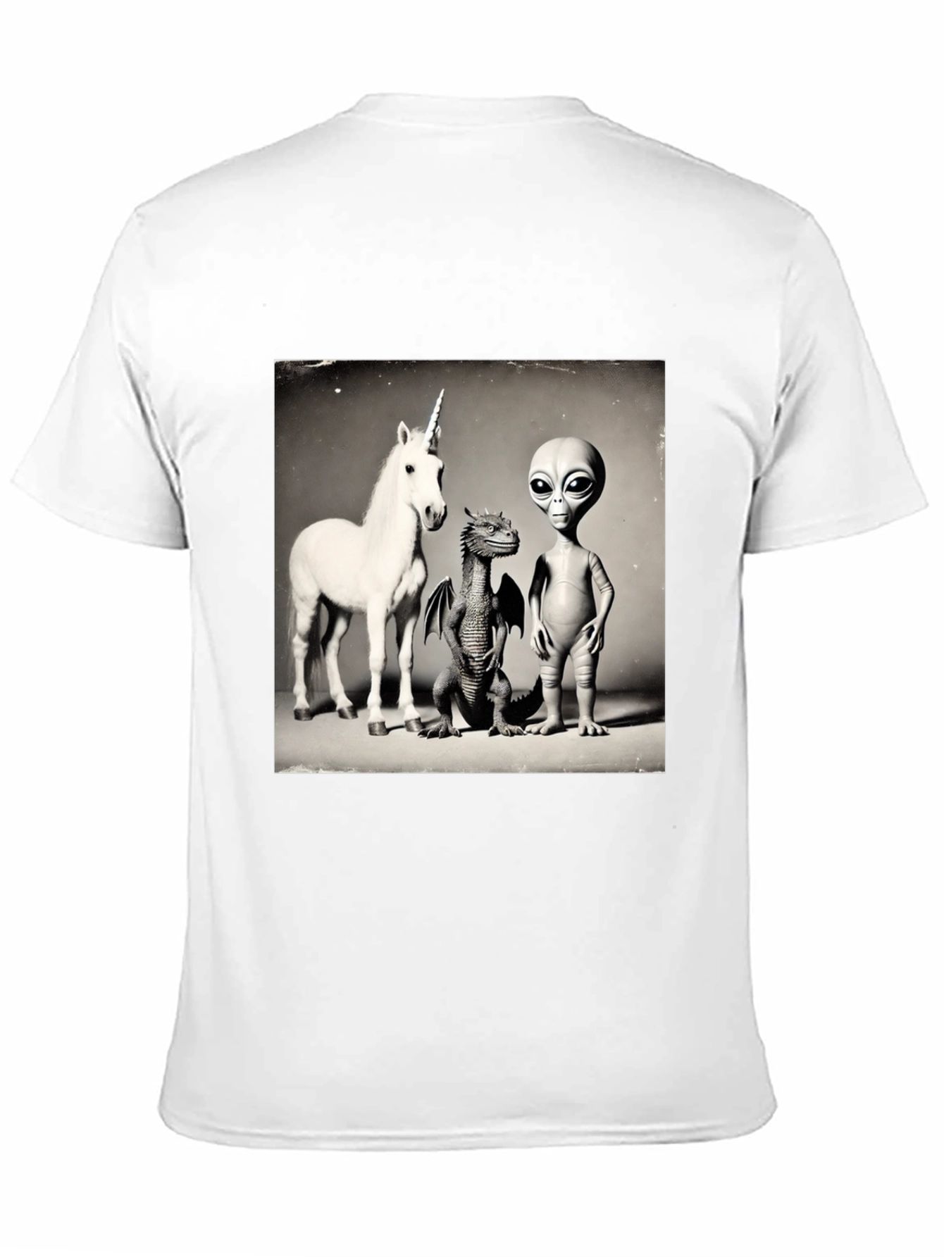 Unicorn Dragon Alien T-Shirt