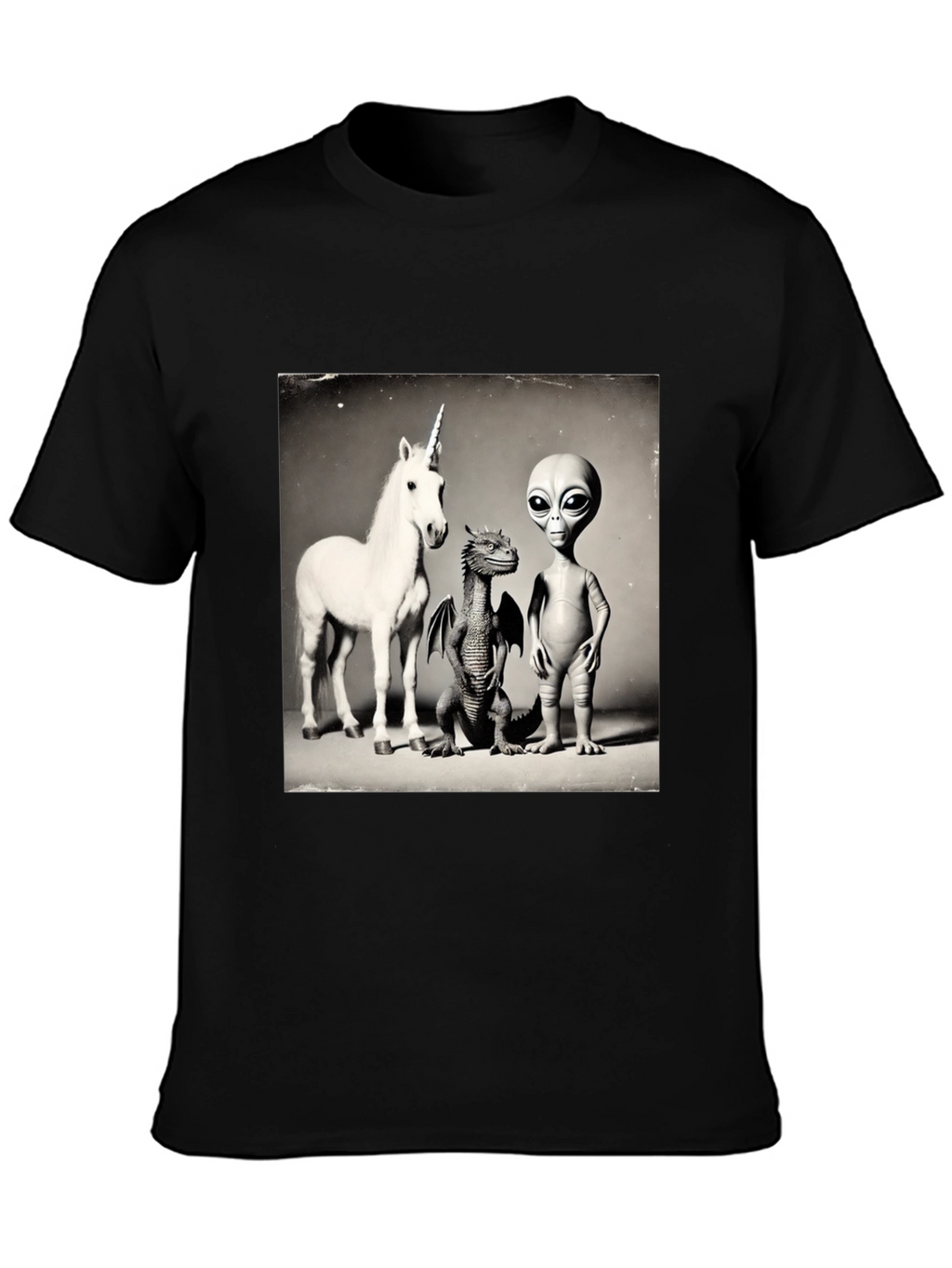 Unicorn Dragon Alien T-Shirt