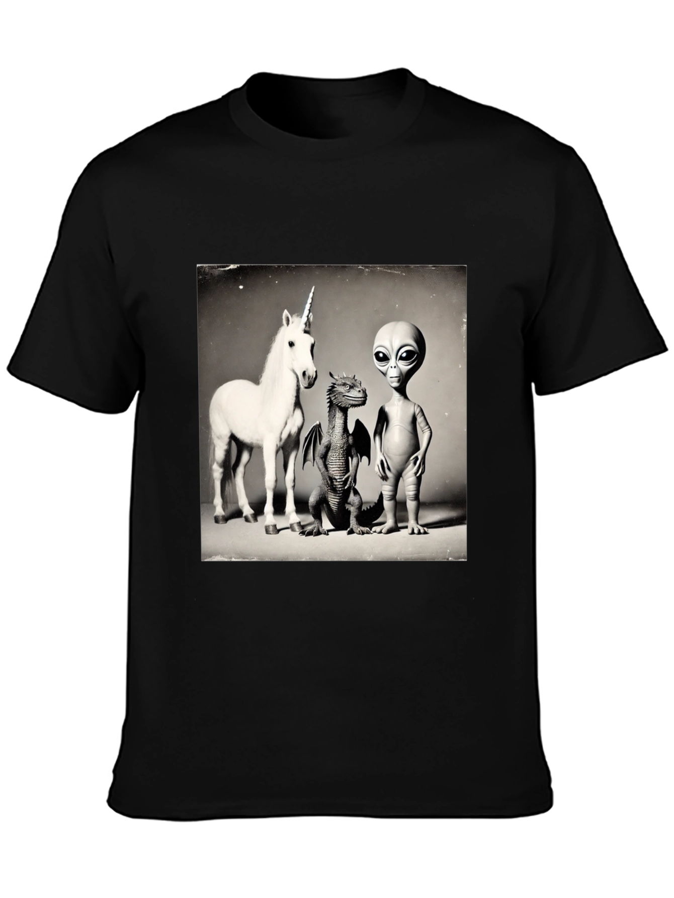 Unicorn Dragon Alien T-Shirt