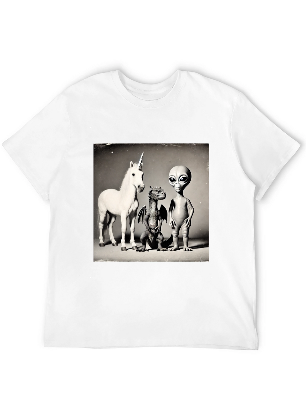 Unicorn Dragon Alien T-Shirt