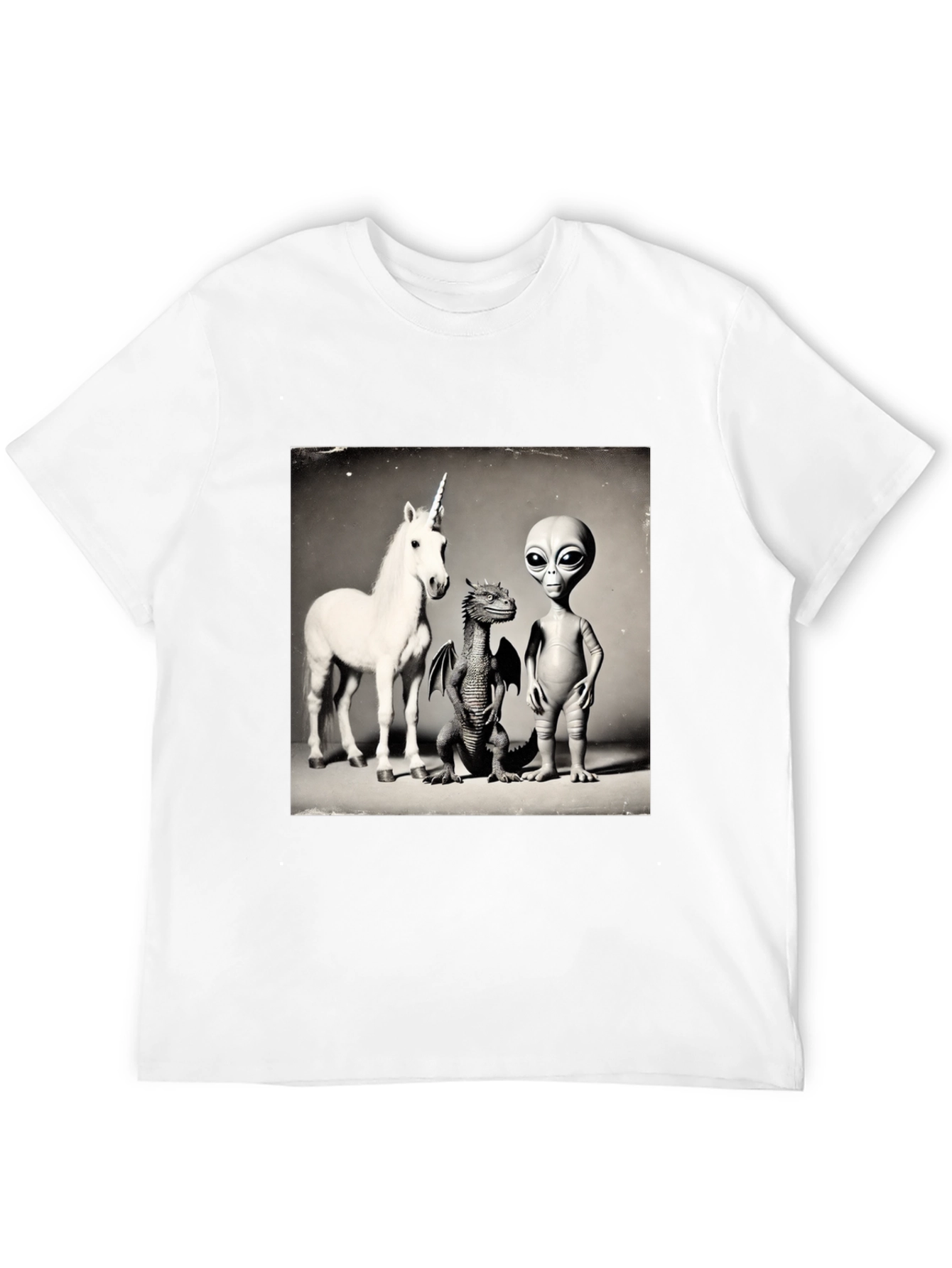 Unicorn Dragon Alien T-Shirt