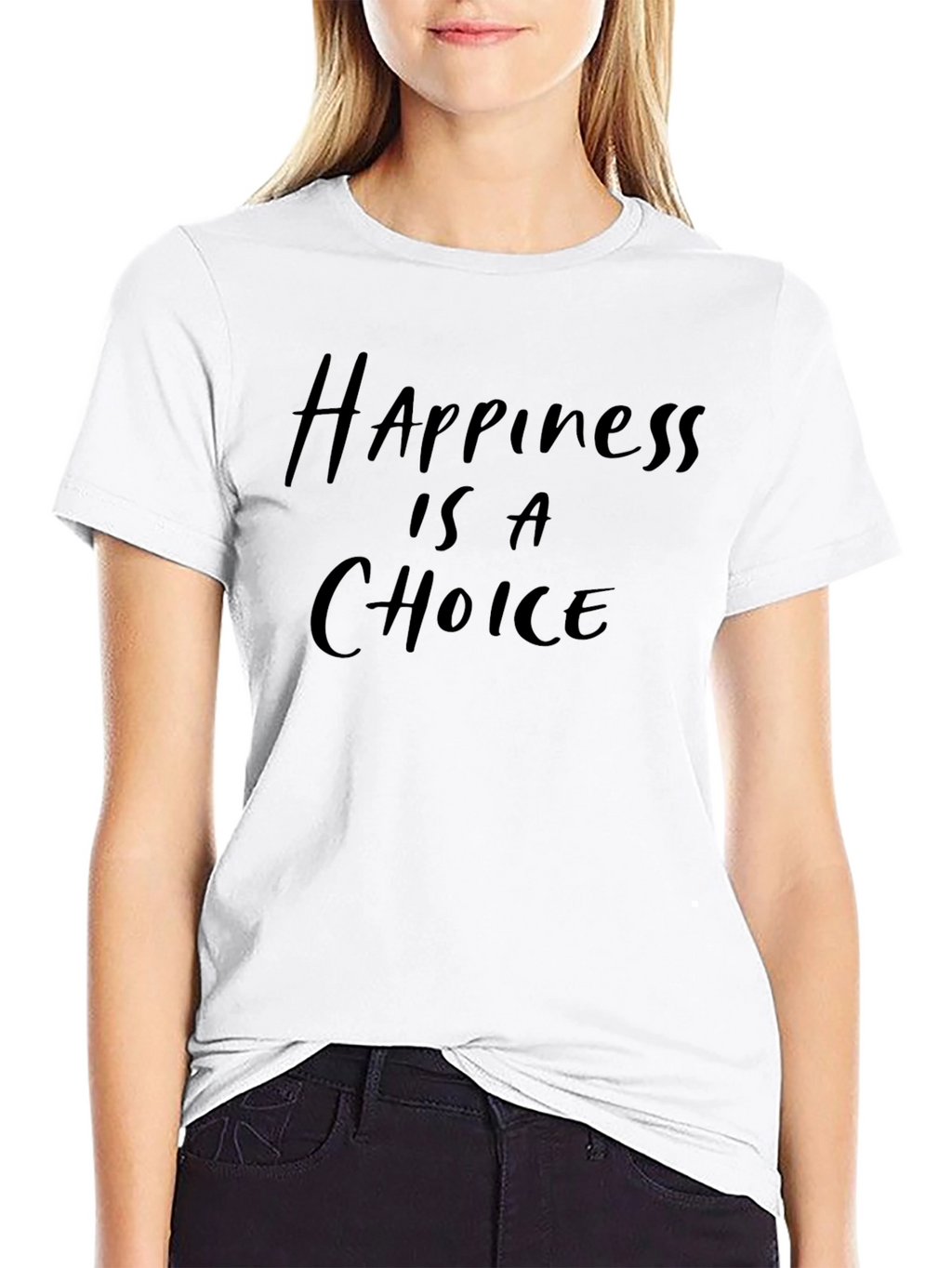Happiness Is A Choice Black Tee