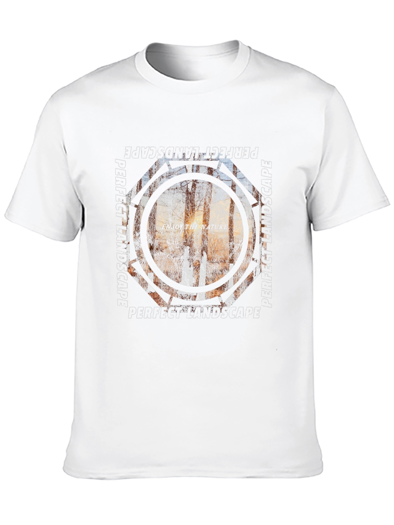 Perfect Landscape Tee - Nature Inspired Graphic T-Shirt
