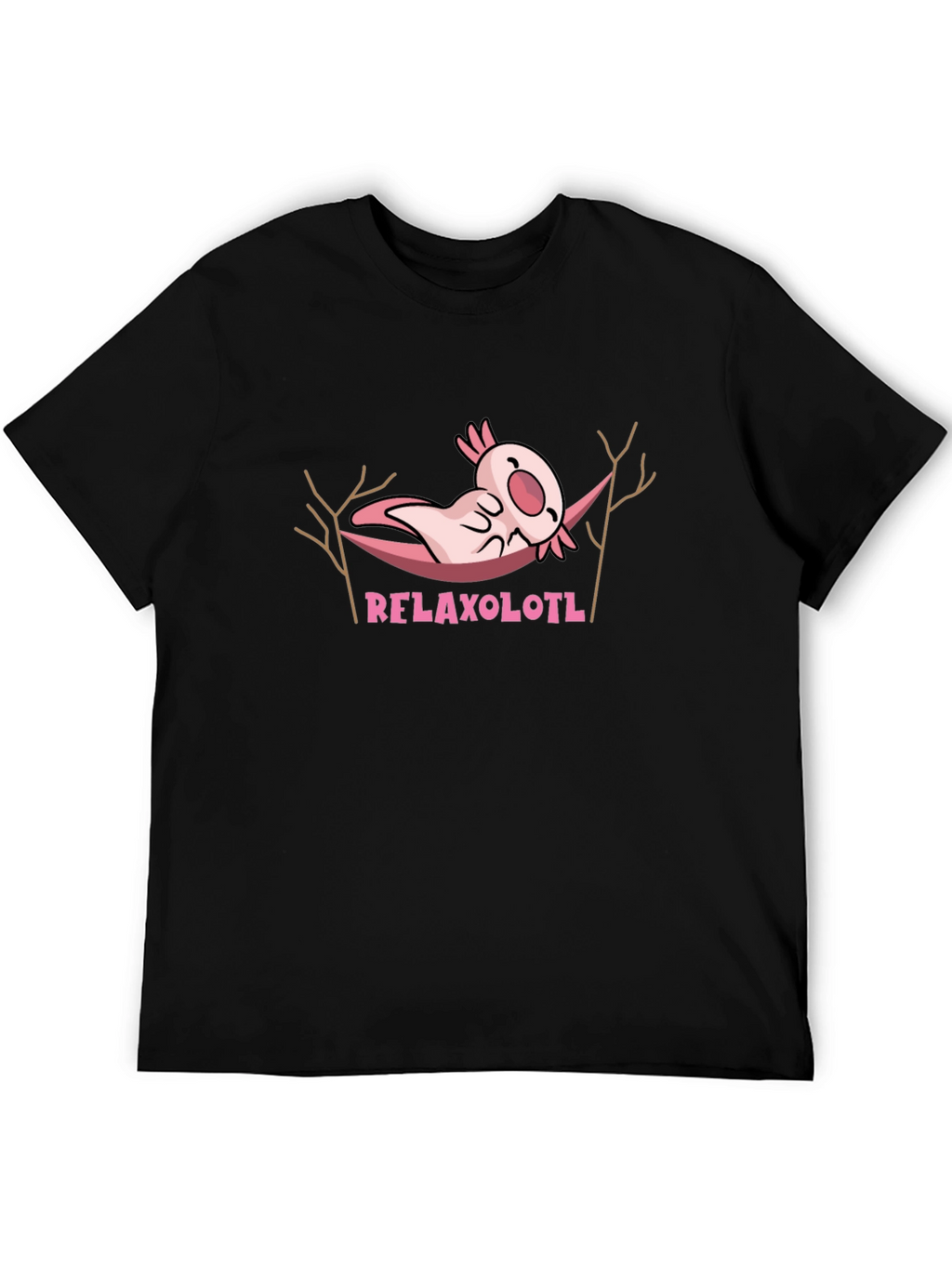 Relaxolotl T-Shirt - Funny Axolotl Hammock Tee
