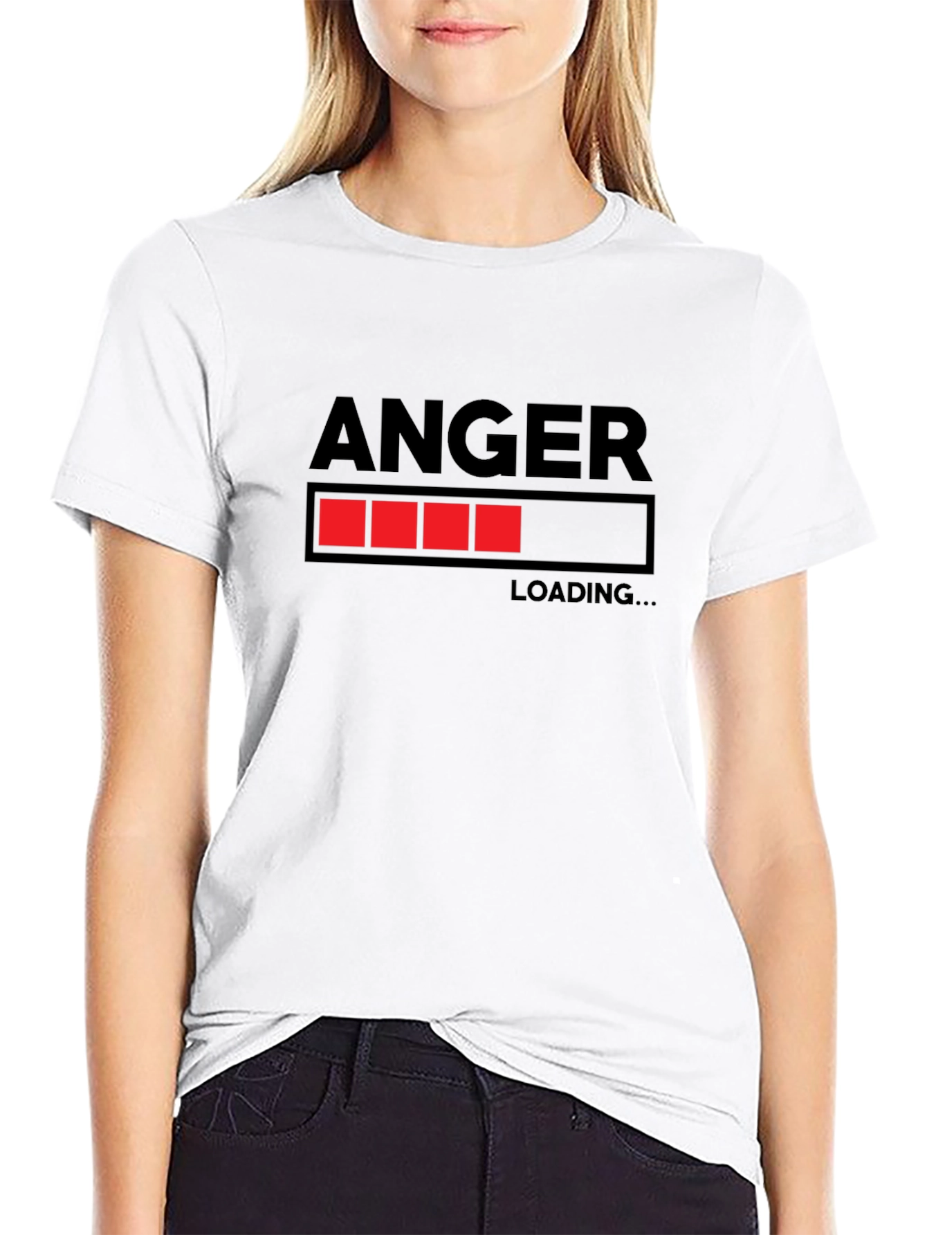 Anger Loading T-Shirt - Funny Graphic Tee