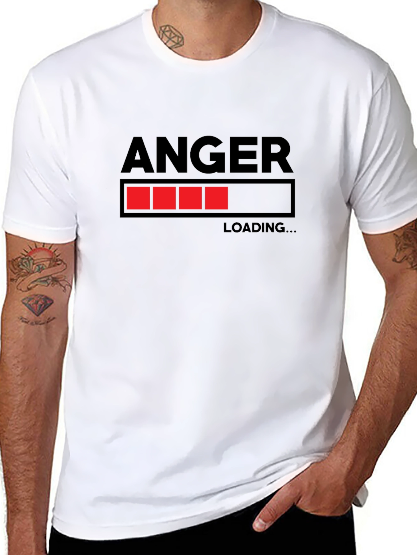 Anger Loading T-Shirt - Funny Graphic Tee