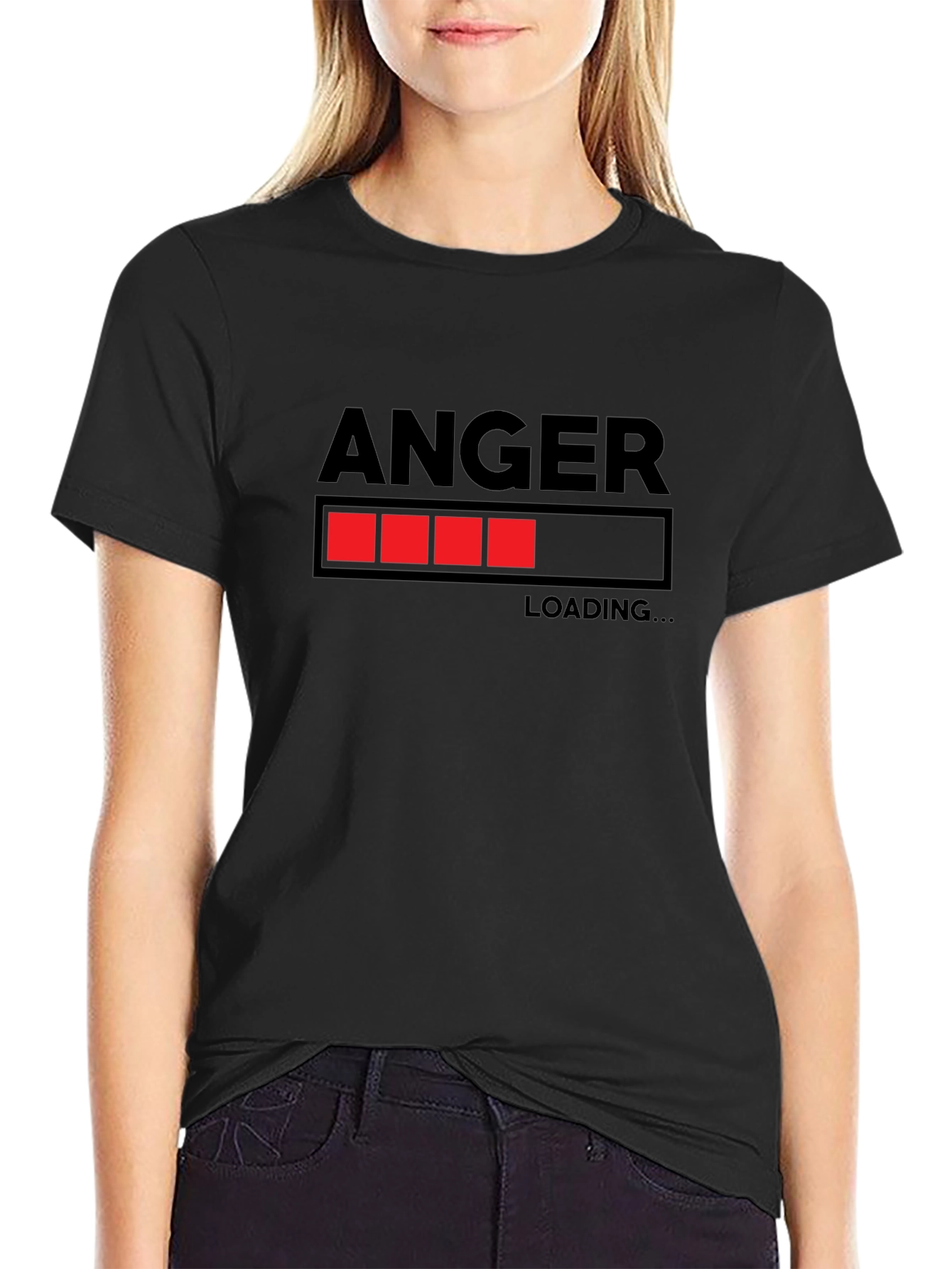 Anger Loading T-Shirt - Funny Graphic Tee