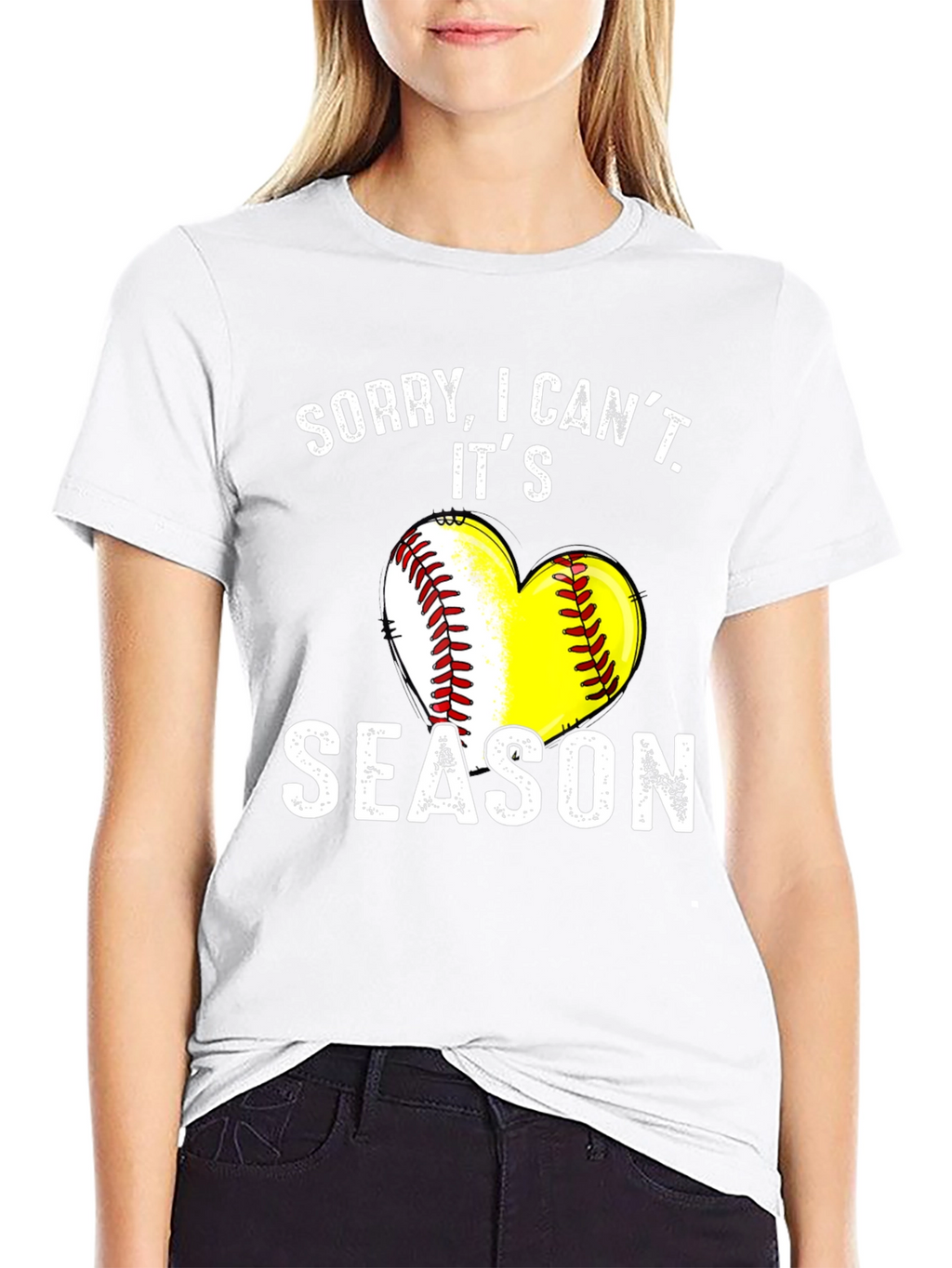 Sorry I Cant Its Season T-Shirt - Baseball/Softball